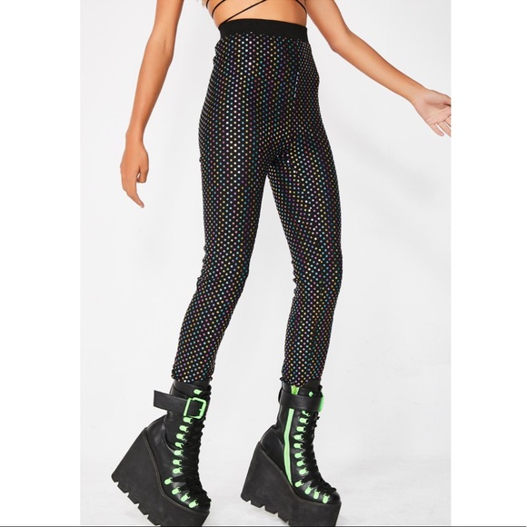 Dolls Kill Pants - Dolls Kill x Jaded London High Rise Pants